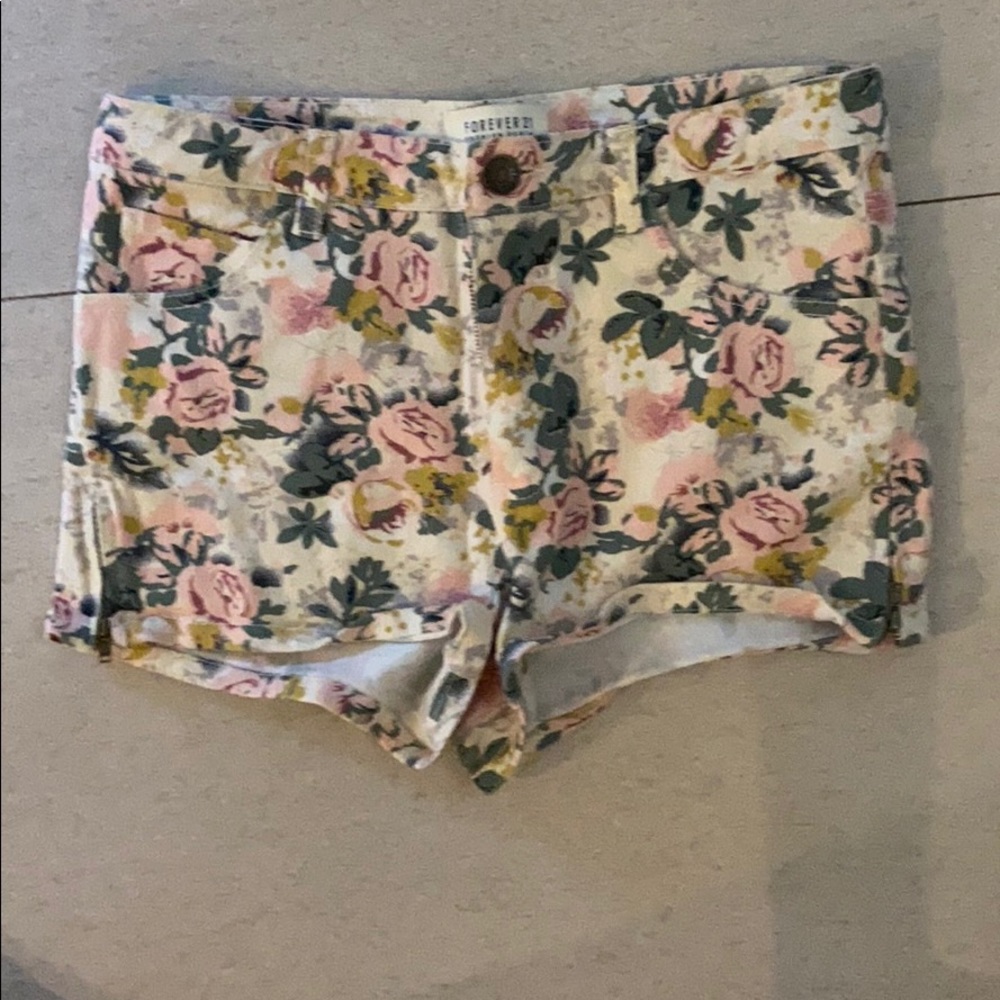 Forever 21 Floral Shorts